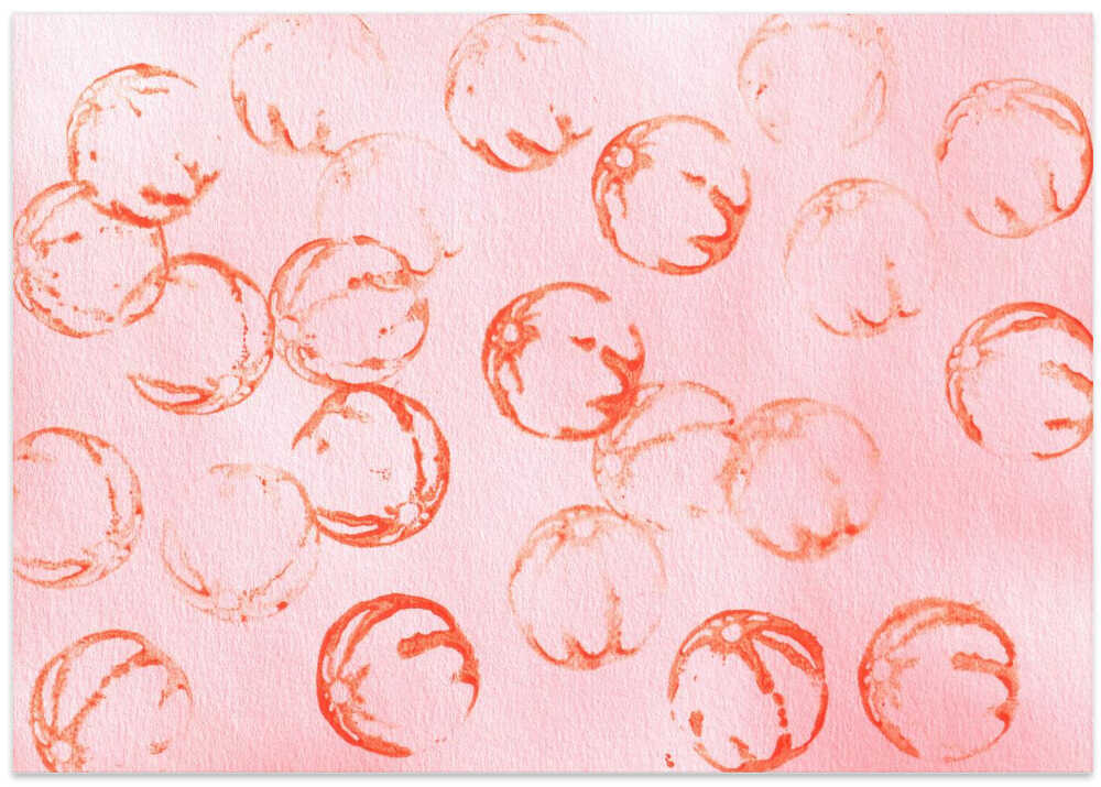 Peach Garden Whispers