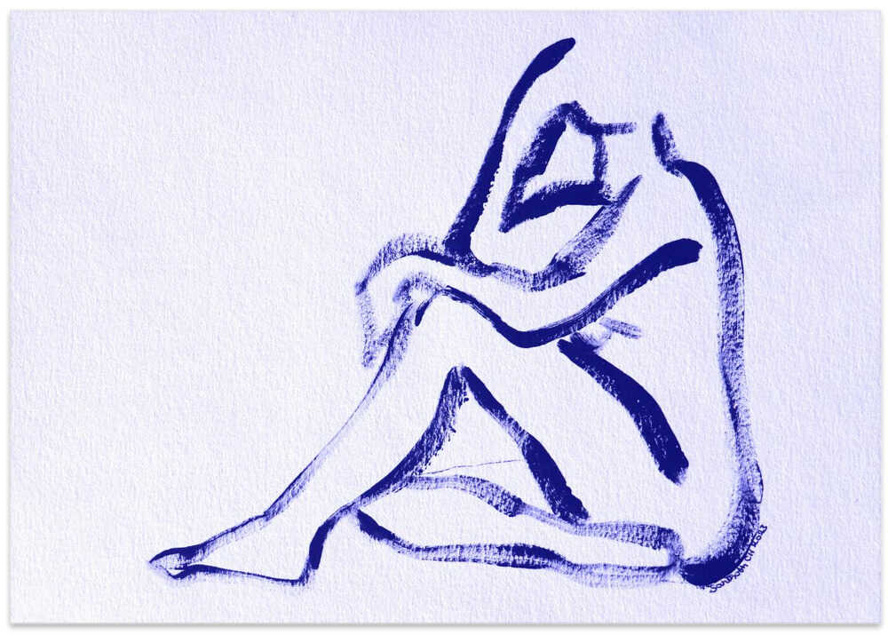 Contemplative Sketch