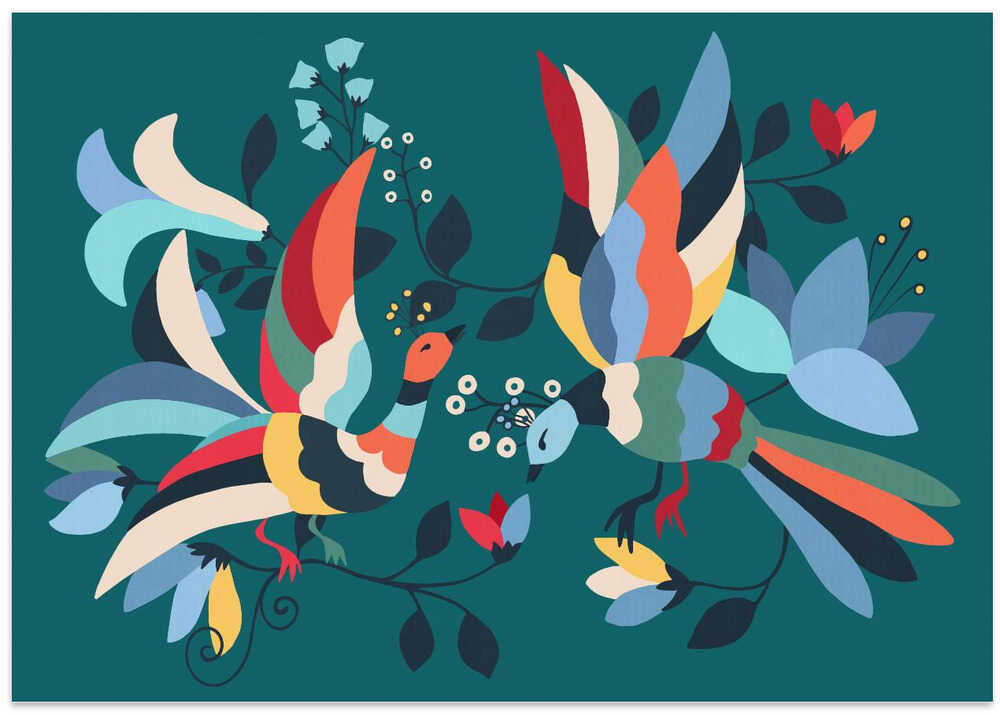 Otomi By Catsanddotz 35 X 49 Inches