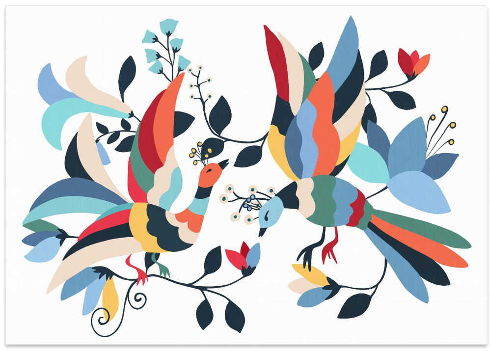 Otomi By Catsanddotz 35 X 49 Inches