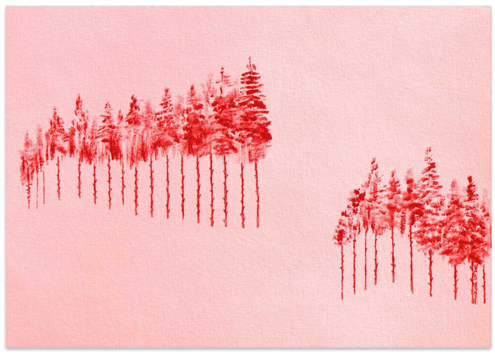 Crimson Forest Shadows