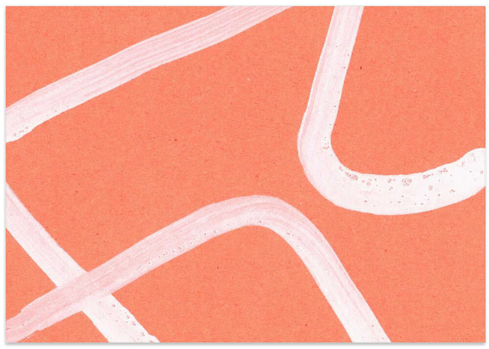 Curved Paths on Coral