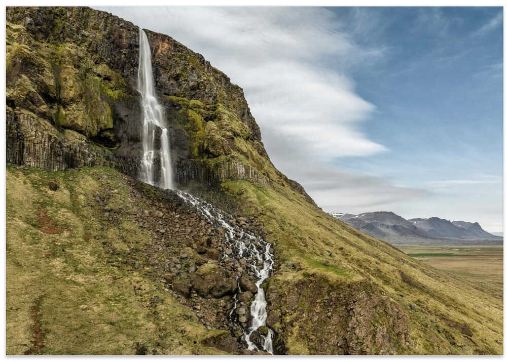 Bjarnarfoss Waterfall