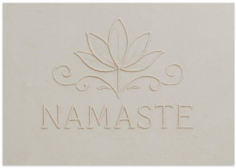 Serene Embossed Lotus