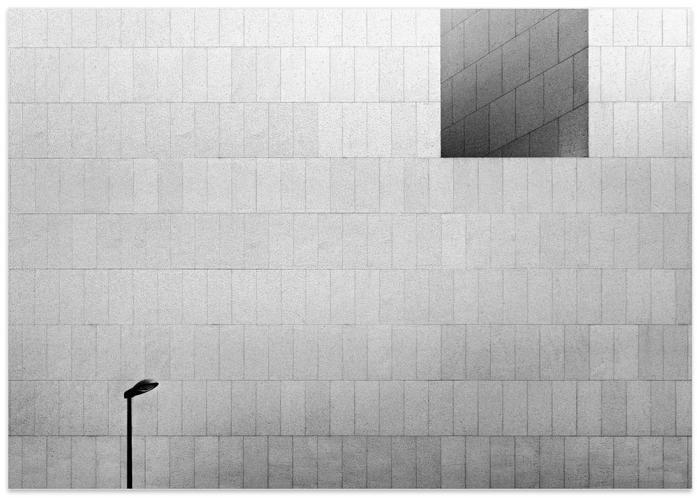 Street lamp and blocks