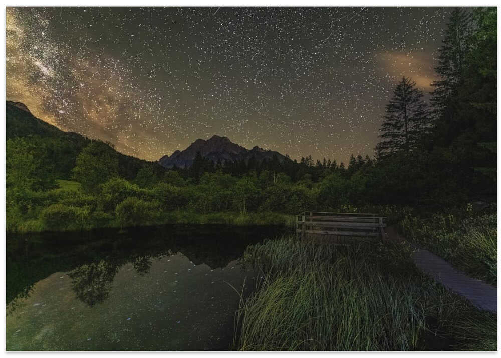 Zelenci with Milky Way