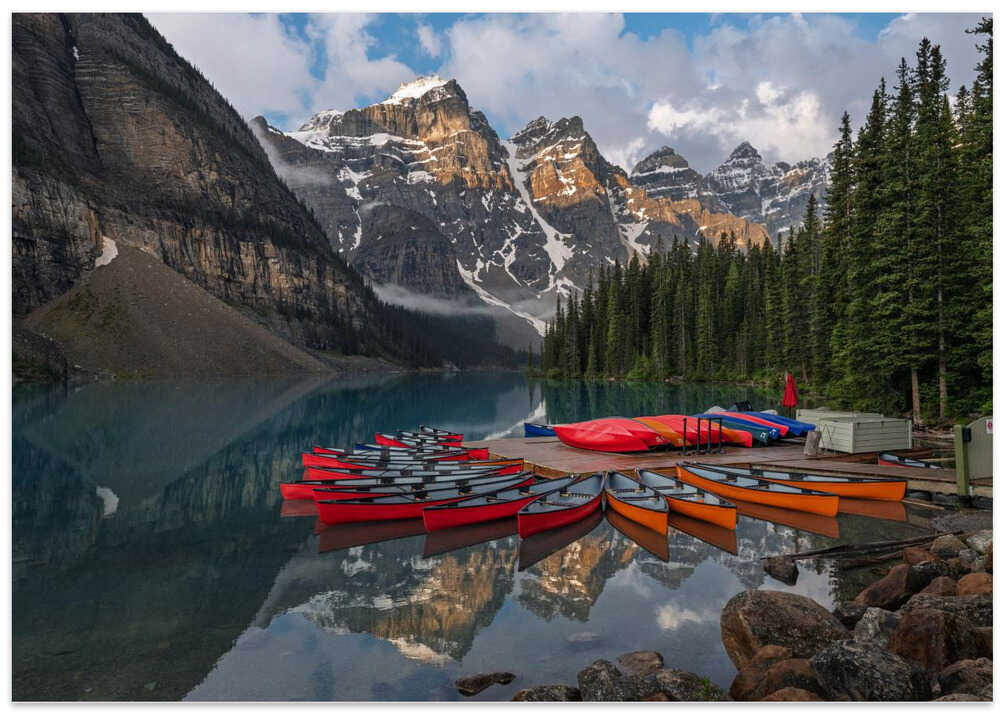 Canoes beneath the Crown