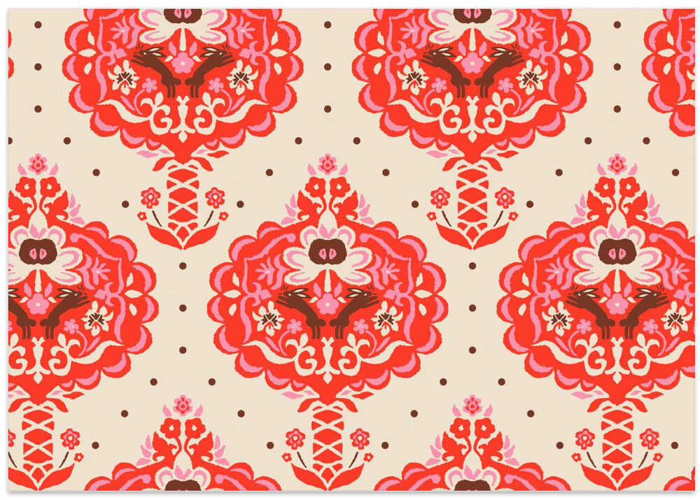 Garden Tales folksy apple trees pattern