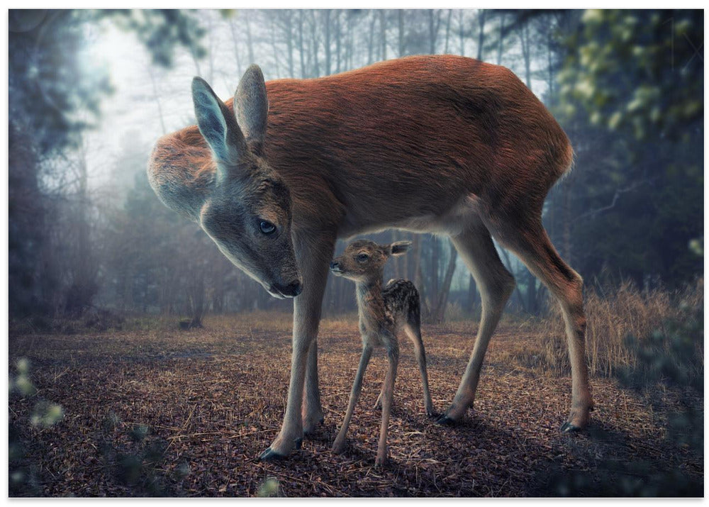 Mother and Fawn