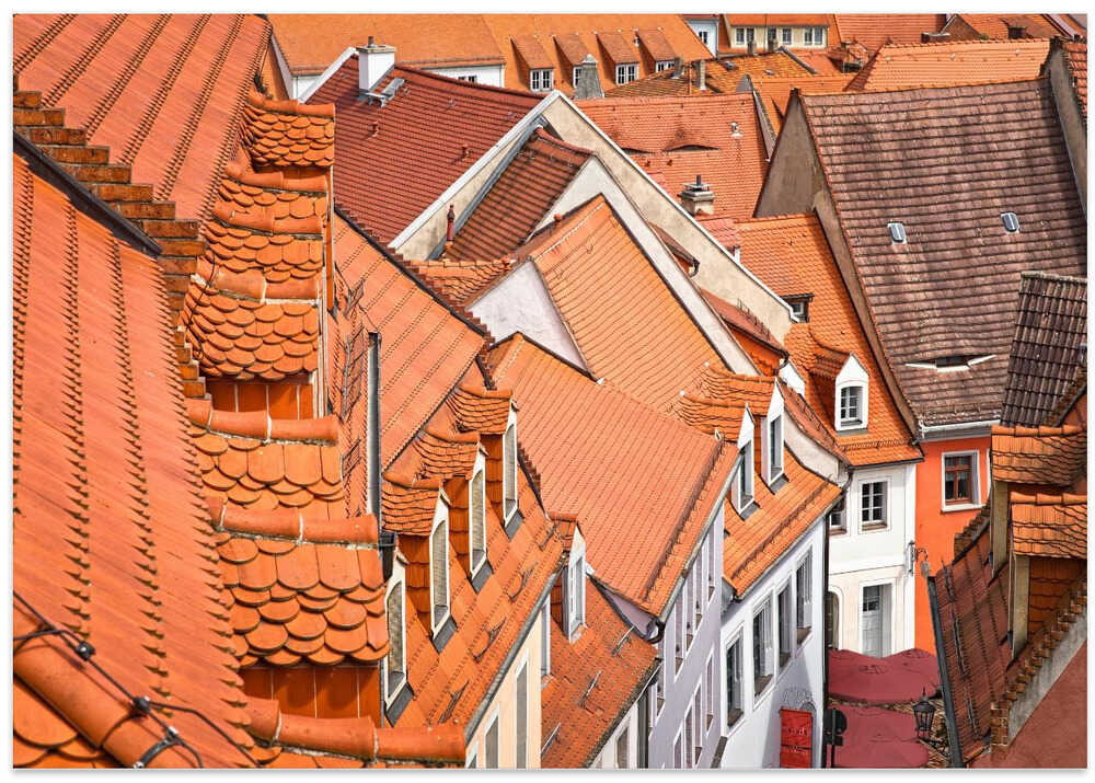 The color of these roofs...