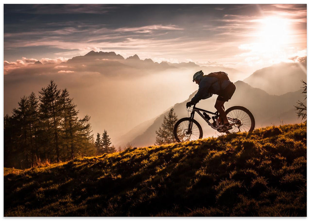 Golden hour biking