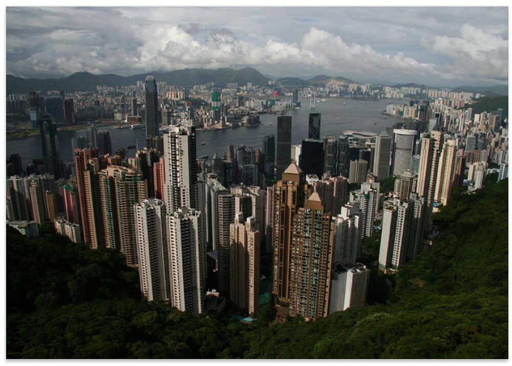 a view from the Peak