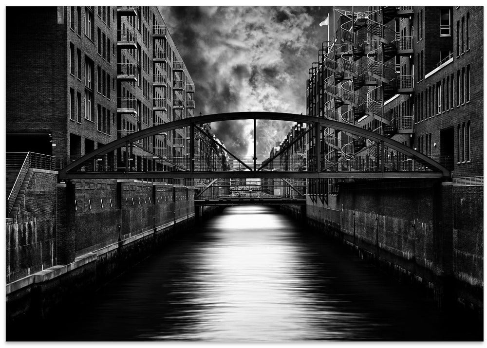 Art Prints of The other side of Hamburg