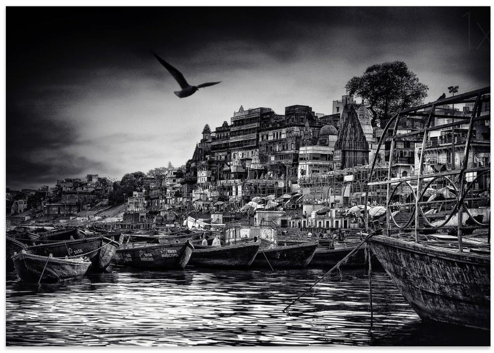 the boats of Varanasi