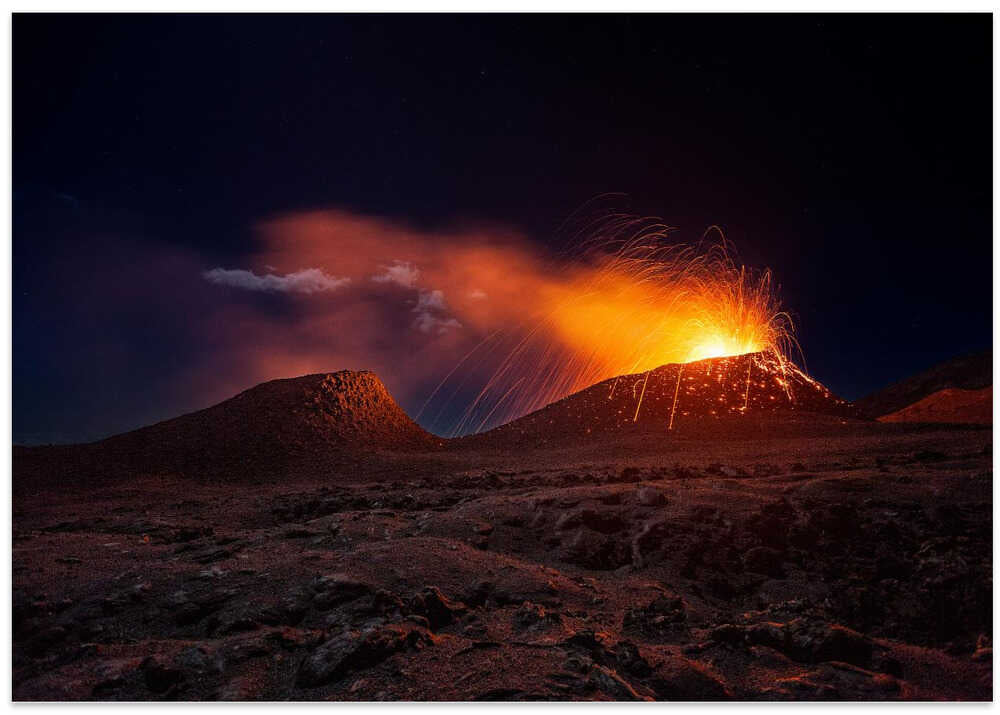 La Fournaise volcano
