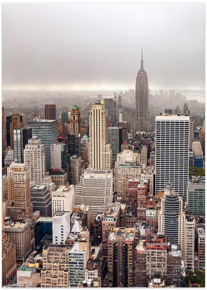 Art Prints of Foggy day in Manhattan