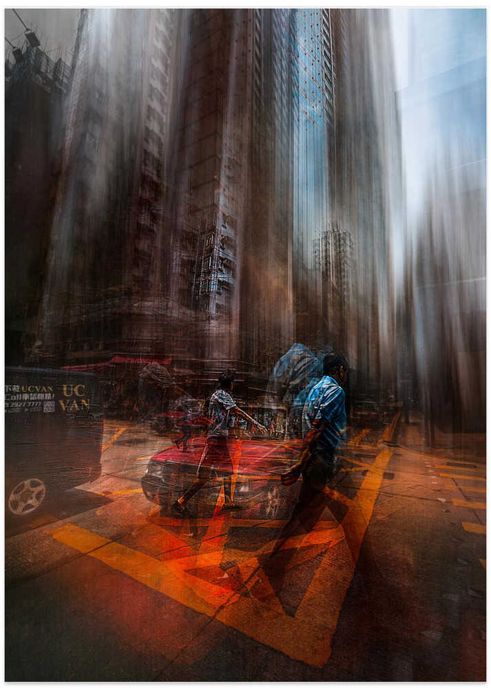 chaos in the streets of HK