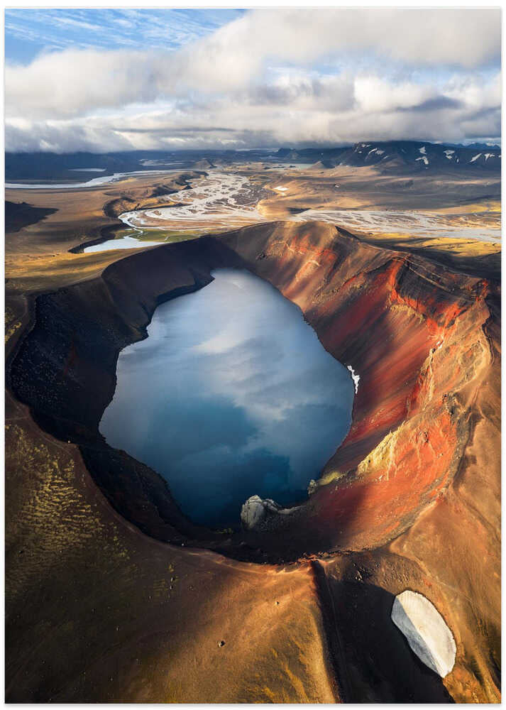 Colorful lakes of the Highlands - Iceland
