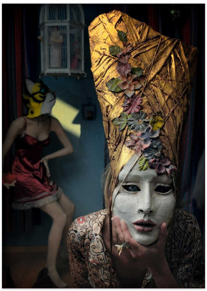 the countess with her funny animals