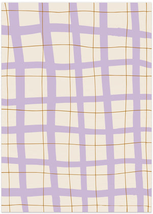 Art Prints of Lilac Grid
