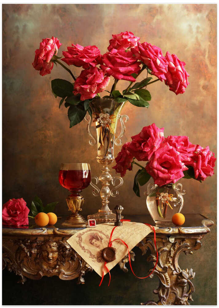 Still life with roses
