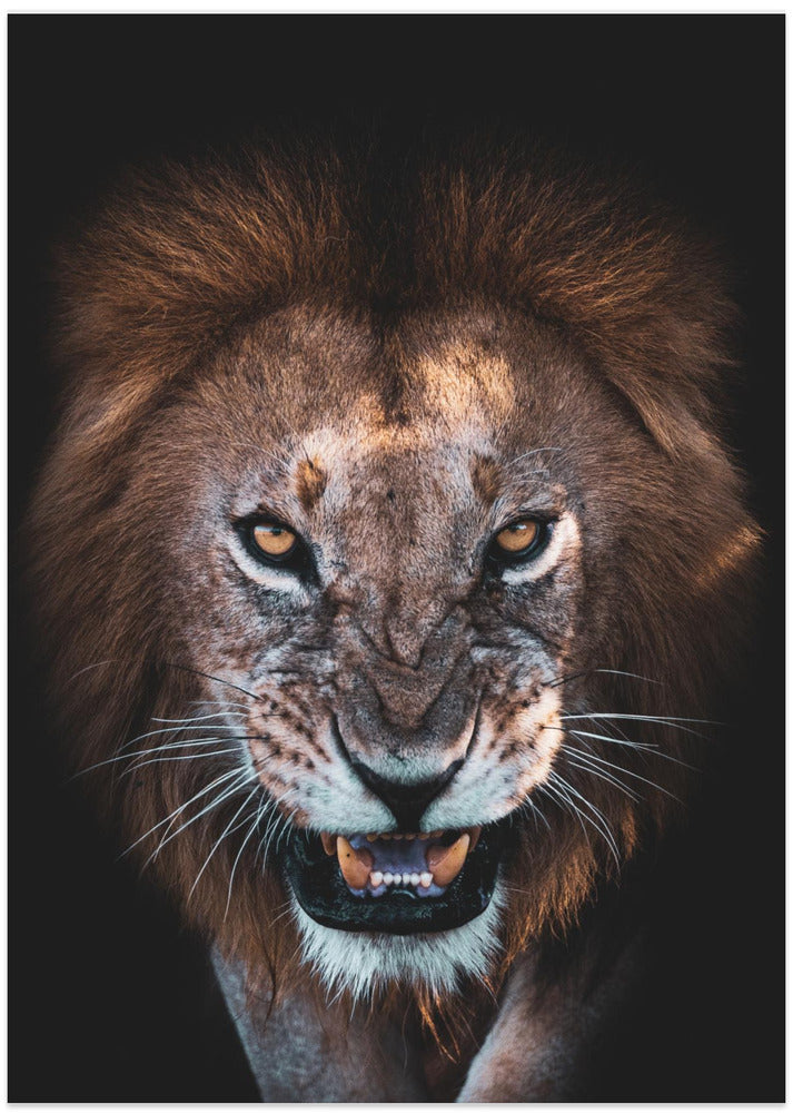 Art Prints of The Angry Face