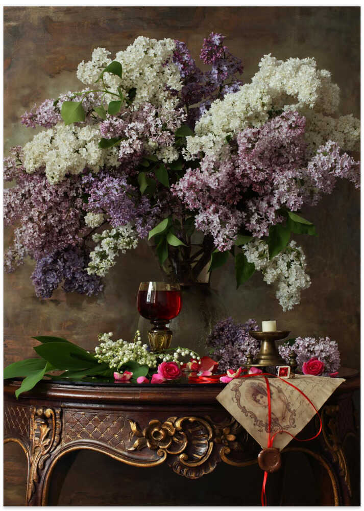 Still life with lilac flowers