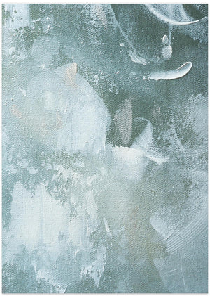 Art Prints of Green and White Acrylic No 3