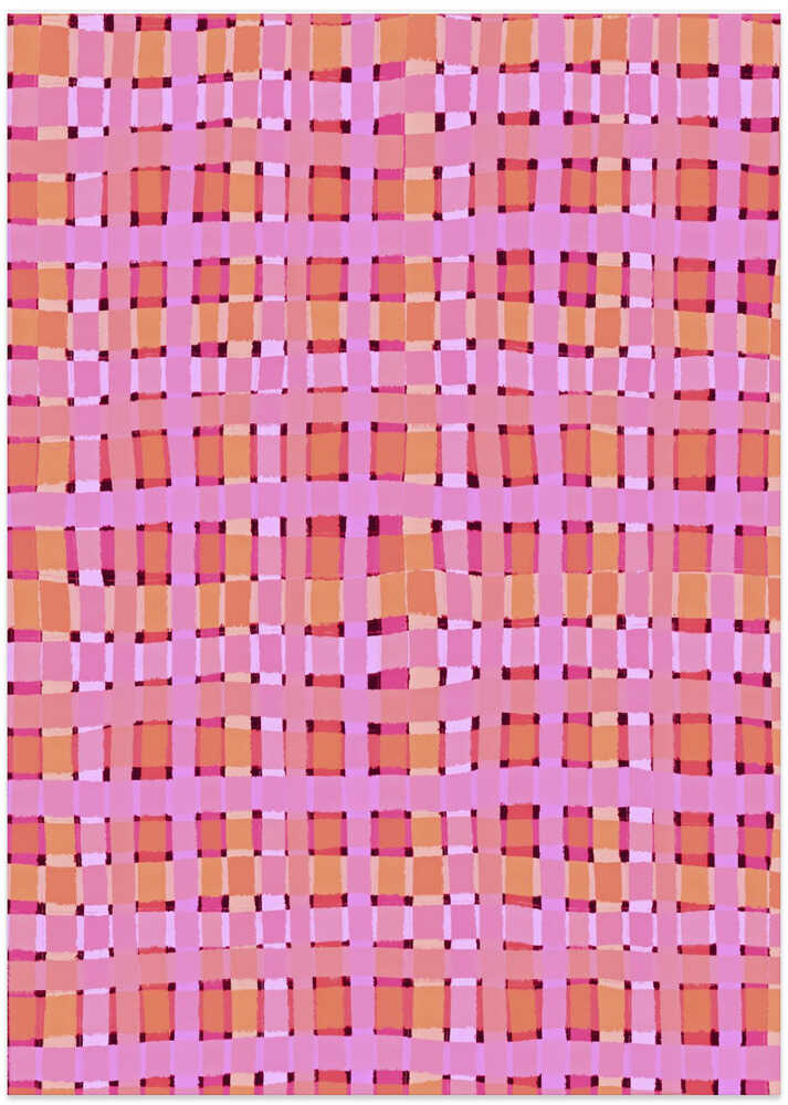Warped Pink Lines