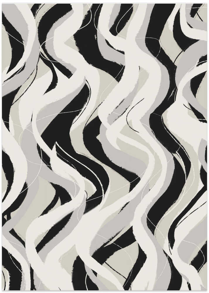 Curved Monochrome Waves