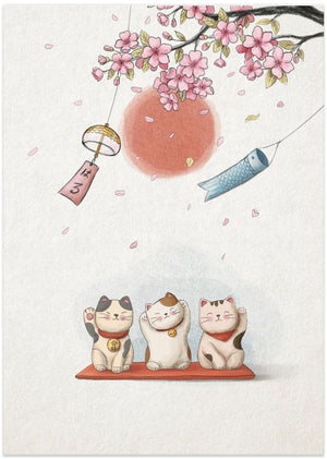 Canvas Art Print Lucky Cat