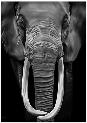 Canvas Art Print Loxodonta