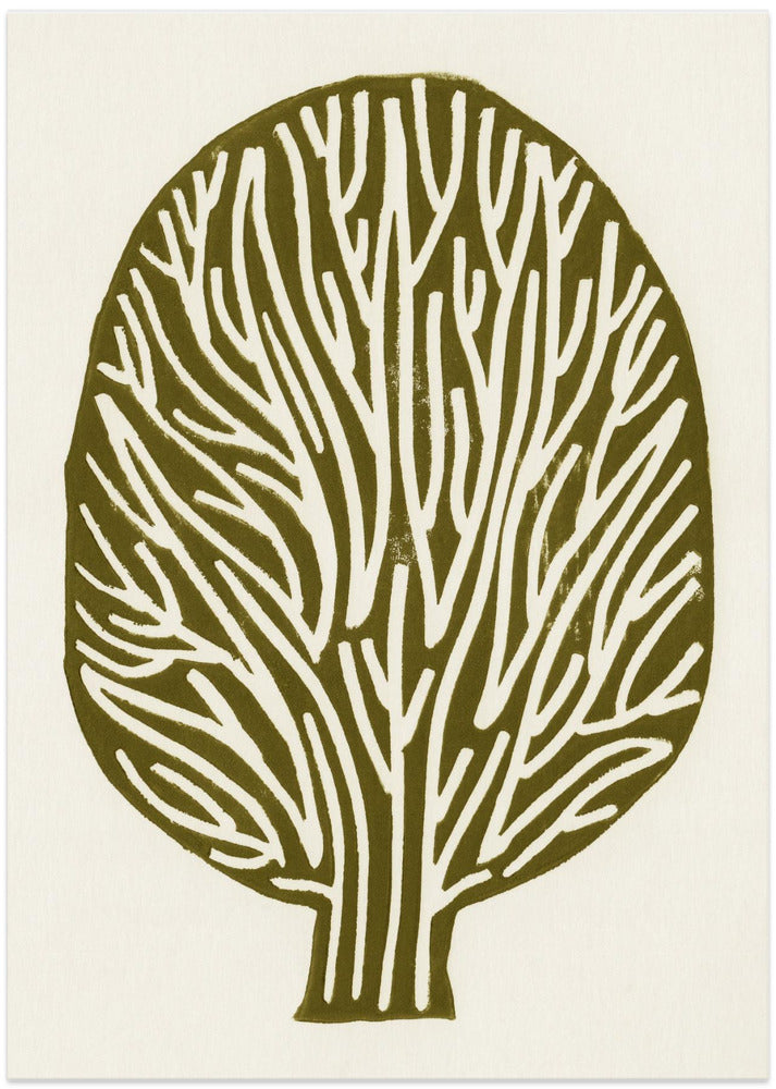 Linocut Tree