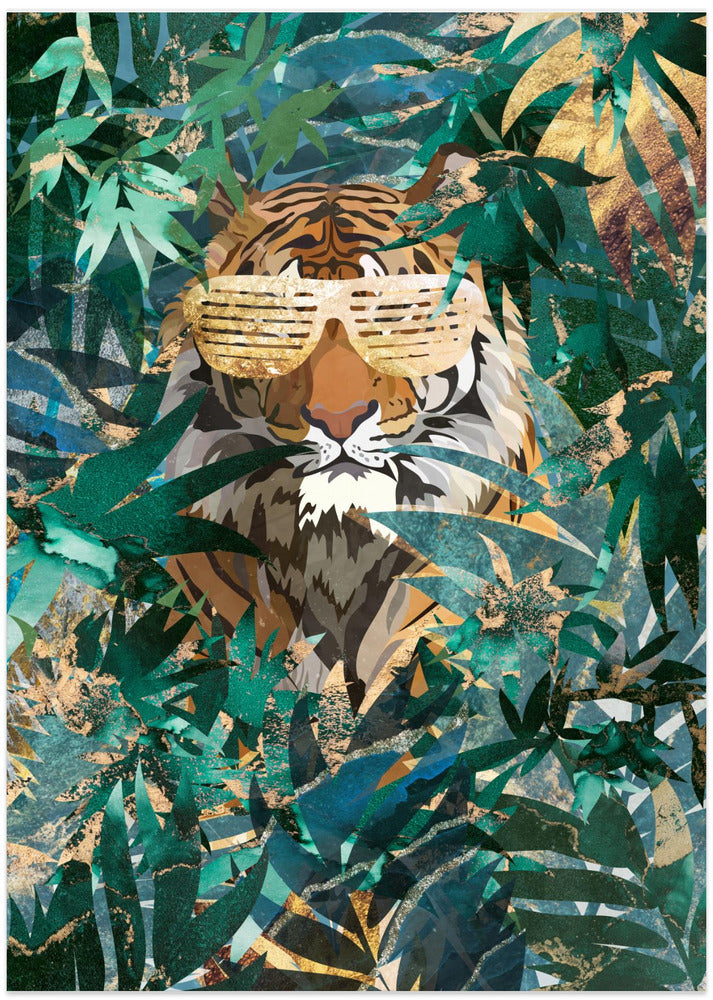 Canvas Art Print R&B Tiger in the jungle