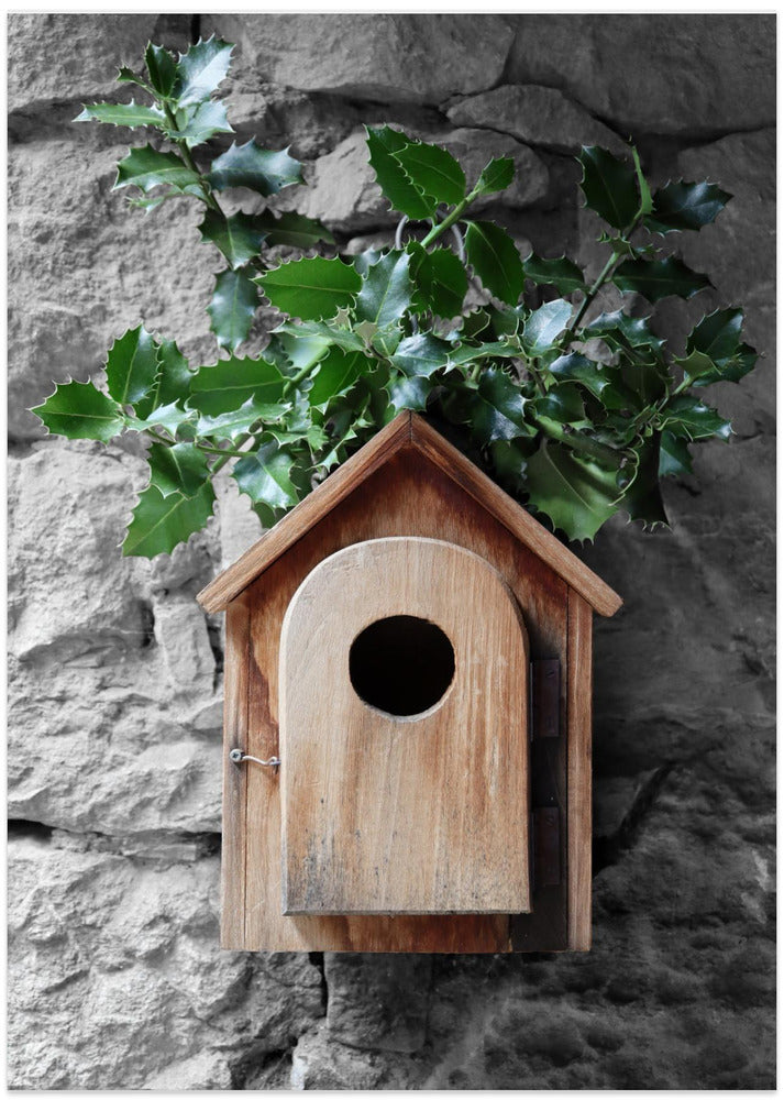 Holly birdhouse