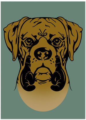 Canvas Art Print BOXER