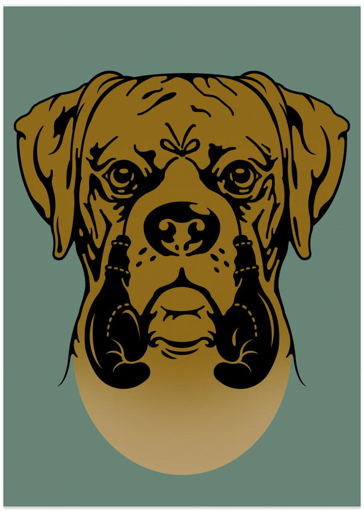 Canvas Art Print BOXER