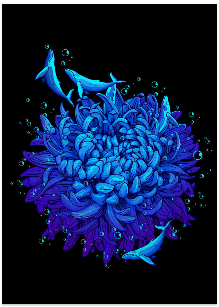 Canvas Art Print sea flower