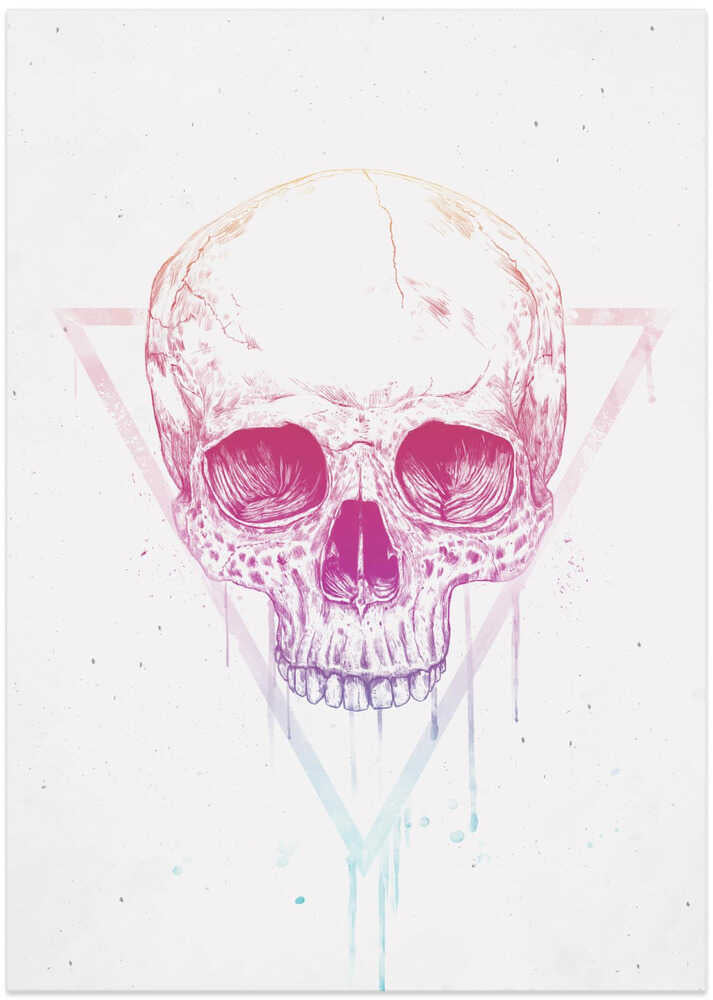 Skull in a triangle
