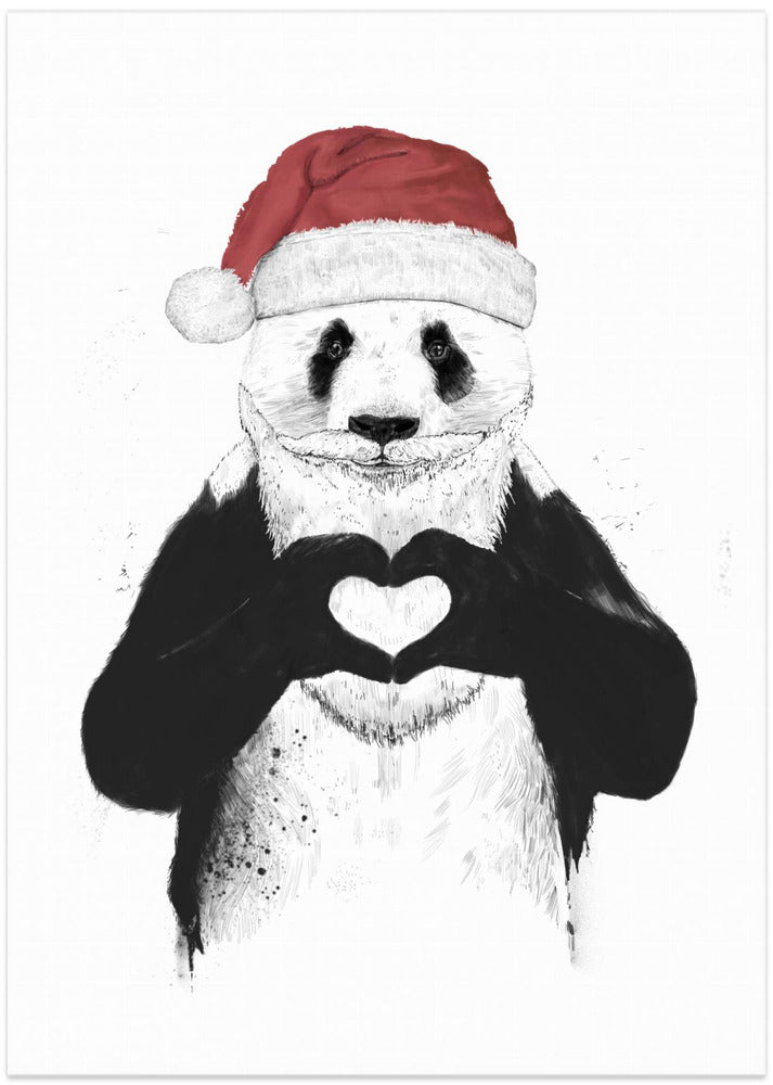 Santa panda
