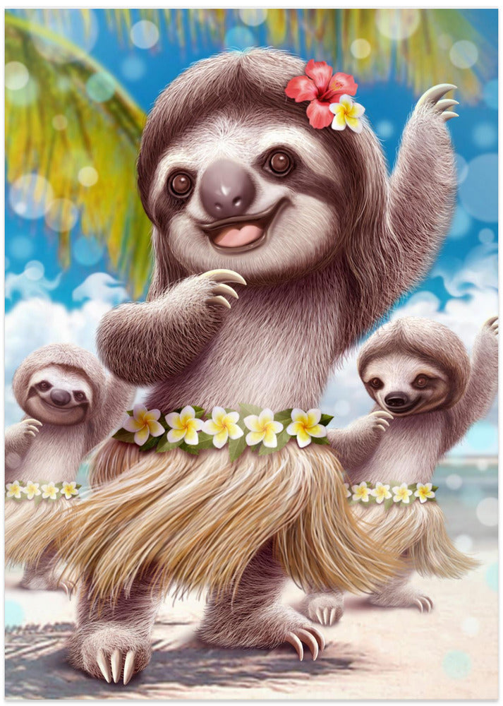 SLOTH HULA DANCER