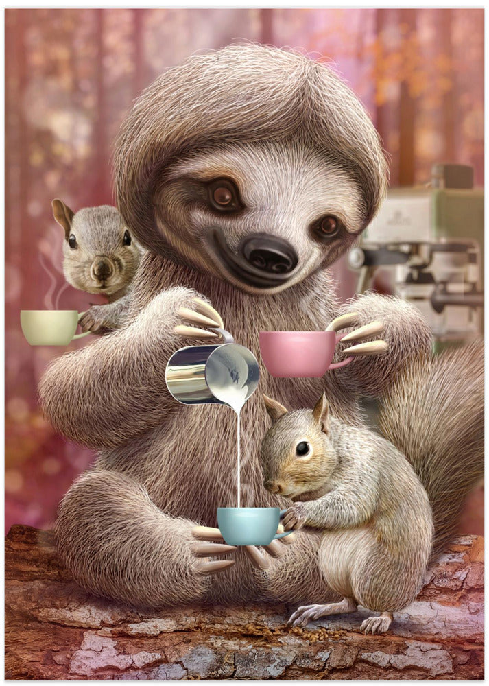 SLOTH THE BARISTA