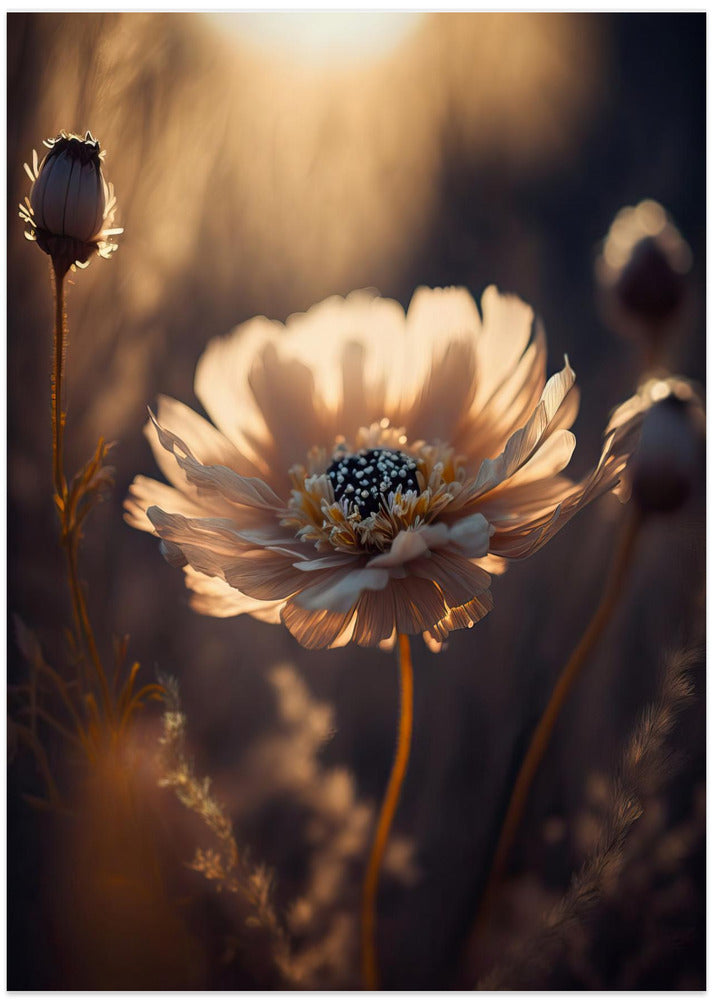 Flower in Morning Sun