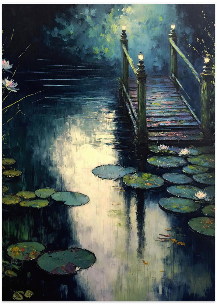 Footbridge By The Water