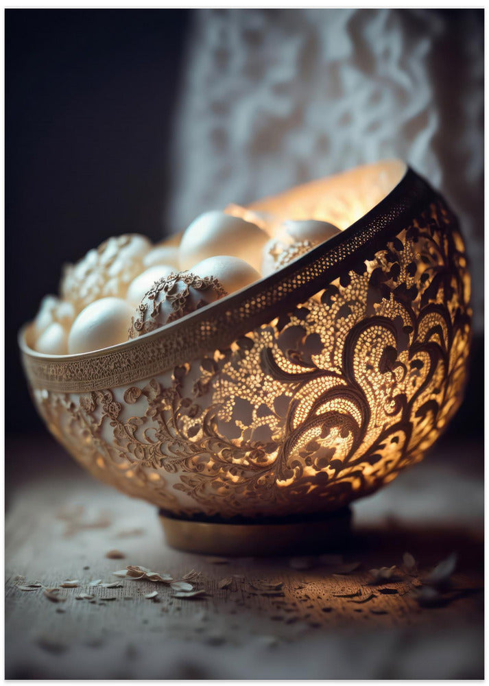 Luminous Lace Bowl