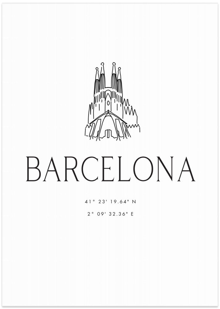 Barcelona city coordinates