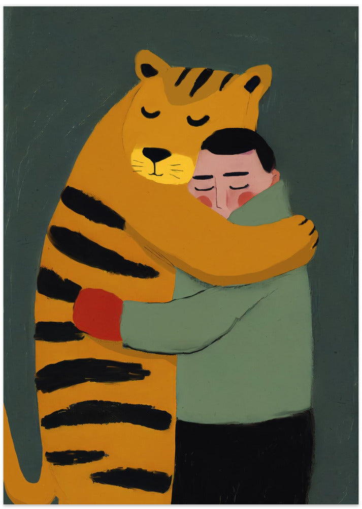 Tiger's Gentle Hug
