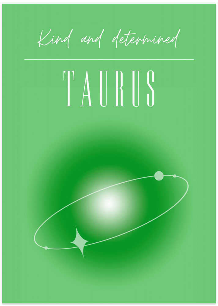 Taurus Zodiac Print Art