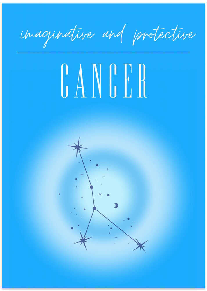 Cancer Zodiac Print Art