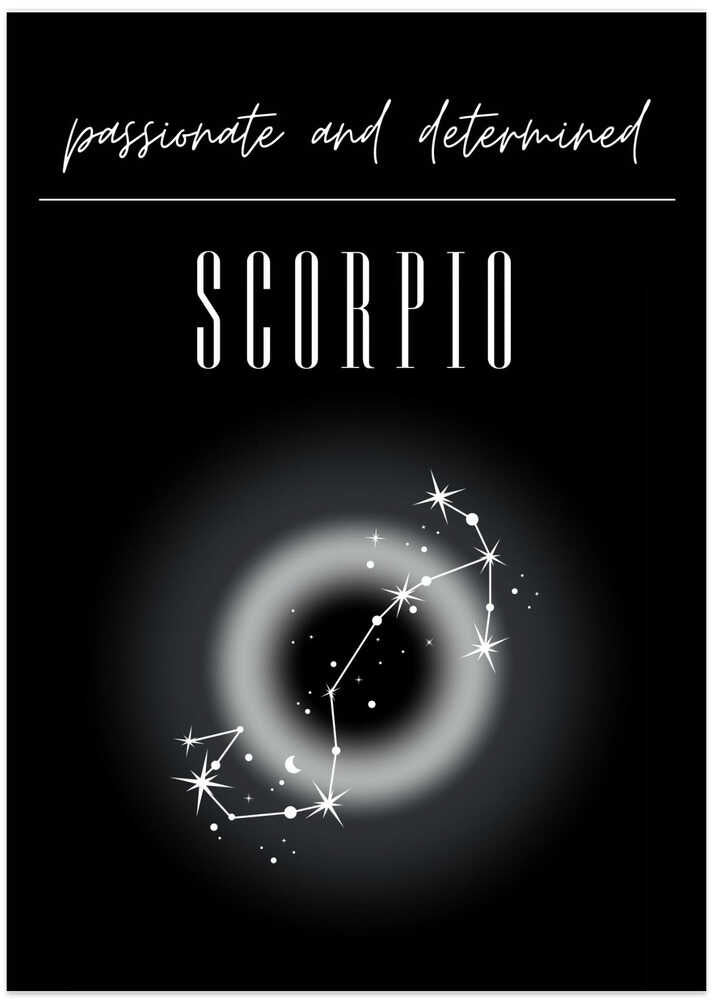 Scorpio Zodiac Print Art